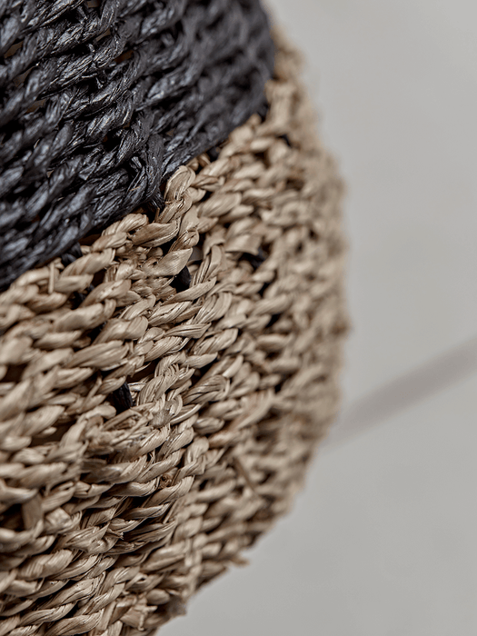 Three Monochrome Dipped Baskets
