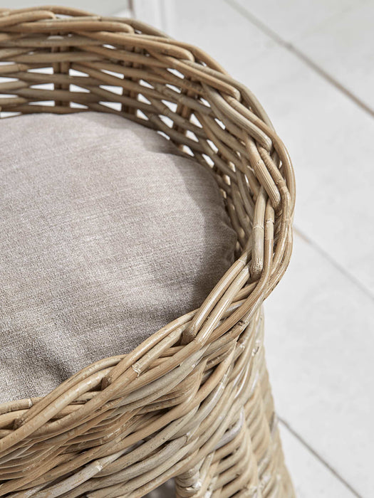 Round Rattan Pet Bunk Bed