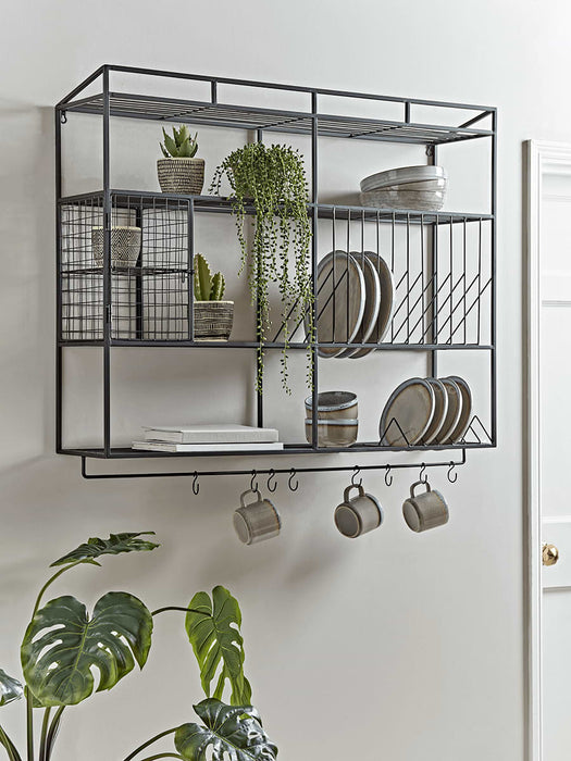 Industrial Style Iron Wall Unit
