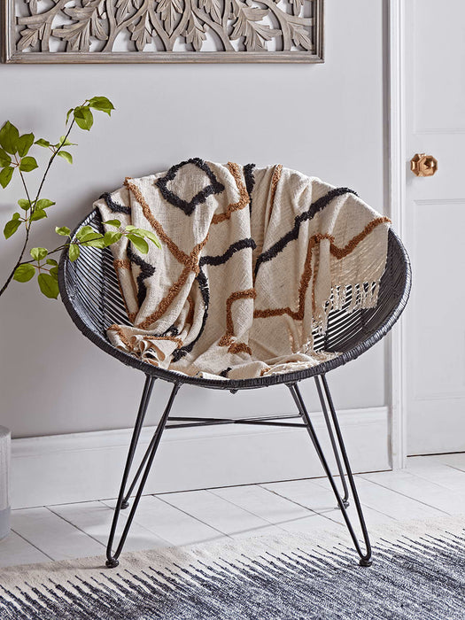 Chevron Throw Mustard