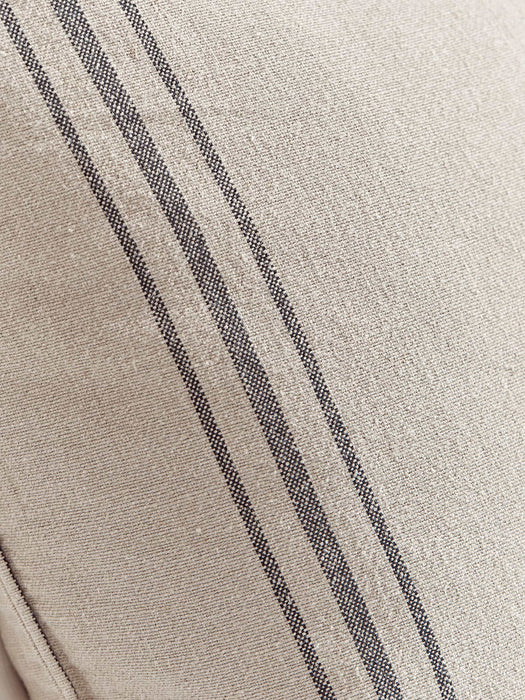 French Stripe Cushion - Black
