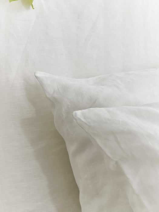 White Washed Linen Replacement Headboard Cover - Kingsize