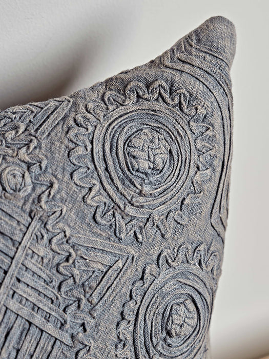 Grey Textured Cushion