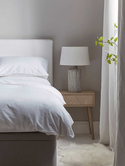 Stitch Detail Bed Linen Set - King Size