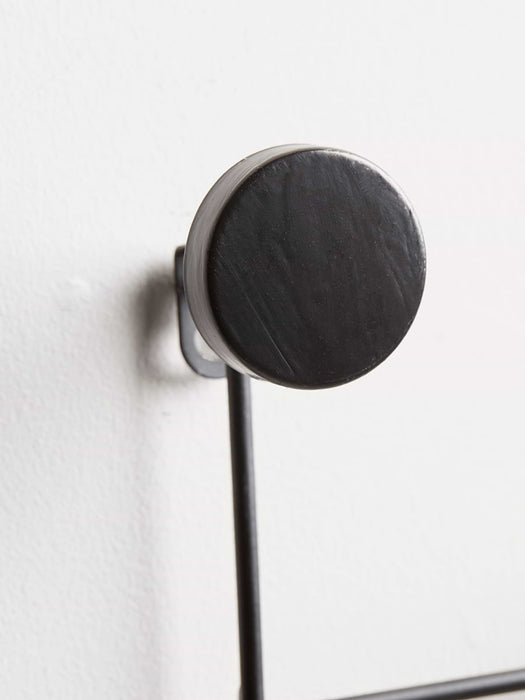 Round Grey Hook Rack