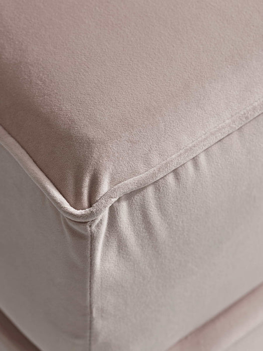 Single Hideaway Bed - Blush Velvet