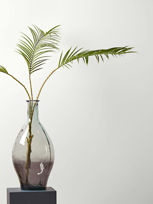 Recycled Glass Large Bottle Vase