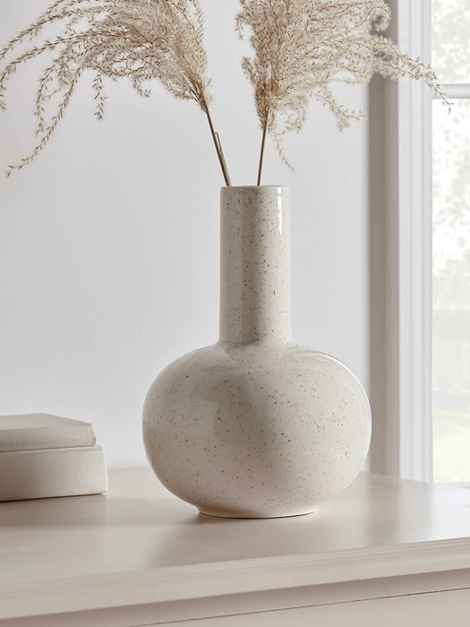 Speckled Bulb Vase