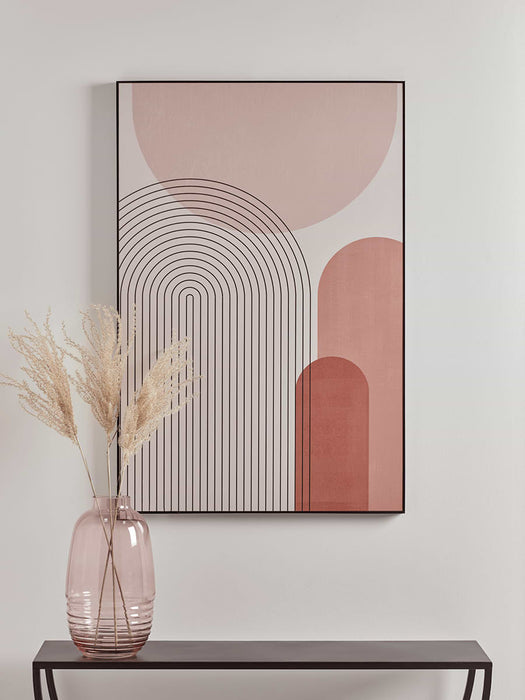 Modern Abstract Framed Panel