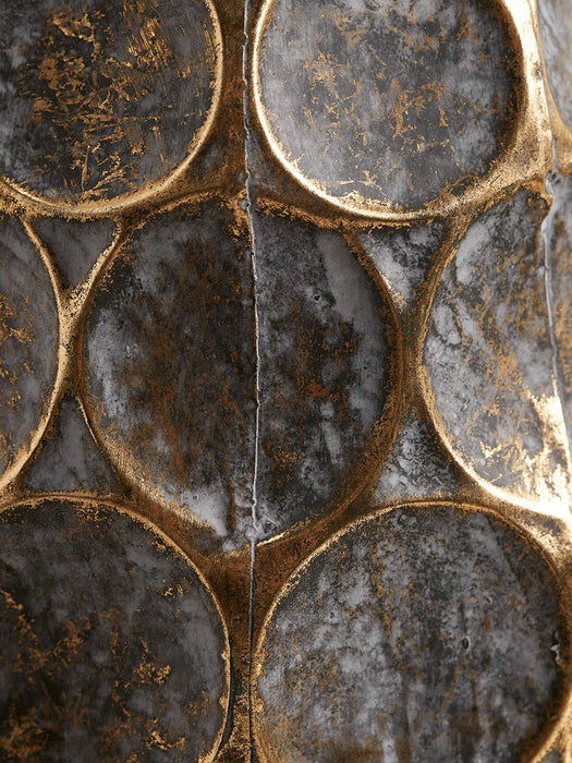 Gilded Circles Vase