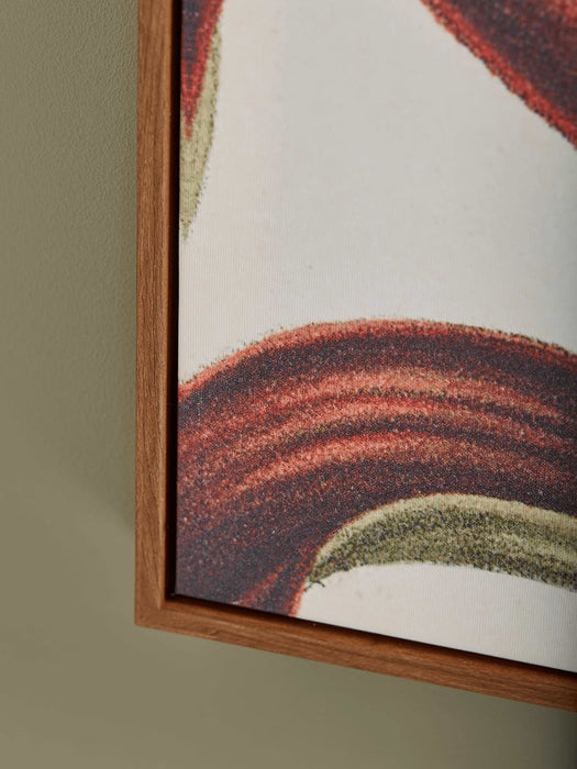 Hothouse Leaves Framed Canvas