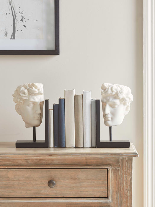 Classical Head Bookends