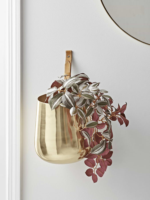 Brass Hanging Planter