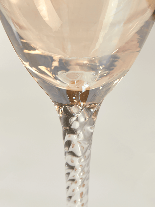 Four Lustre Champagne Flutes