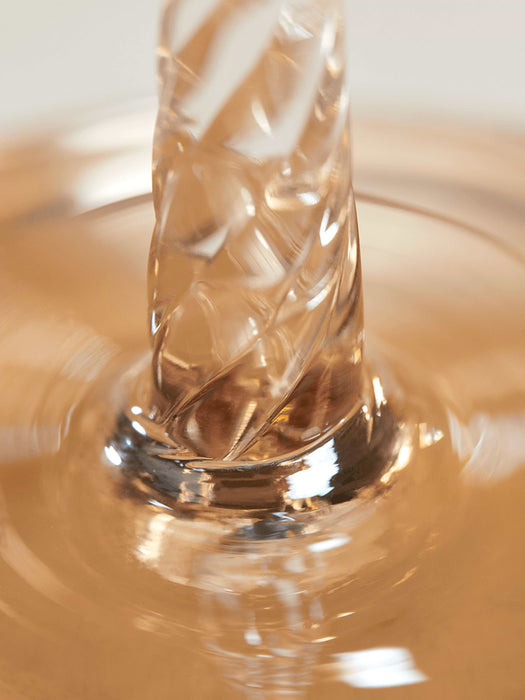 Four Lustre Champagne Flutes