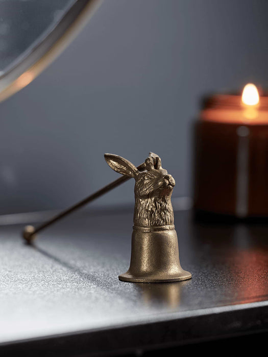 Antique Gold Hare Candle Snuffer