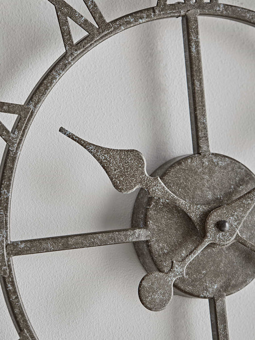 Distressed Cut Out Clock