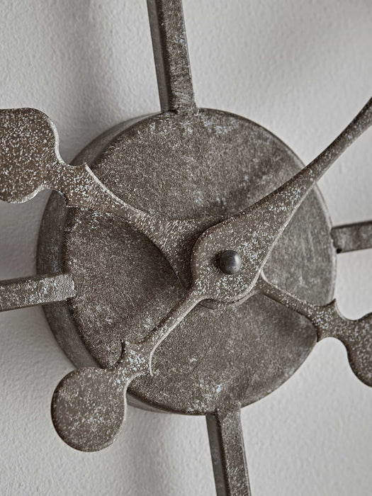 Distressed Cut Out Clock