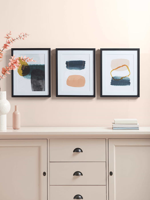 Three Abstract Framed Prints