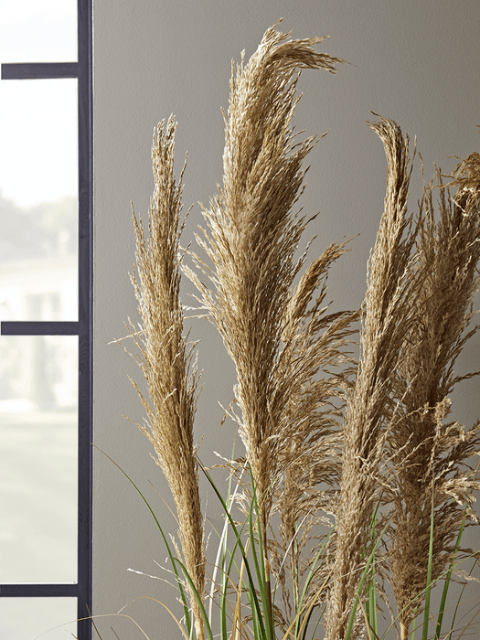 Faux Potted Pampas Grass