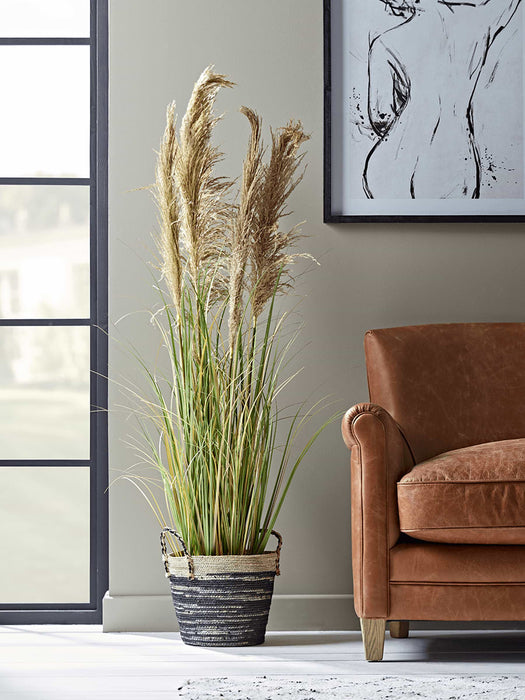 Faux Potted Pampas Grass