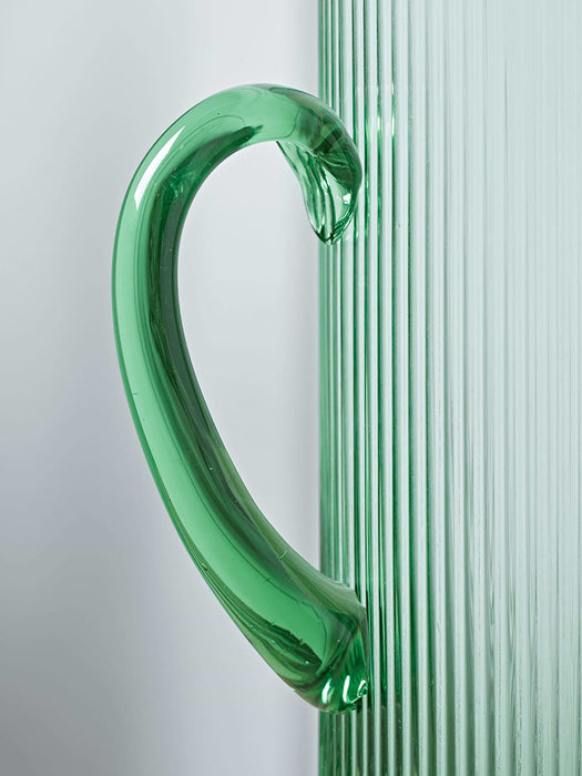Fluted Glass Jug