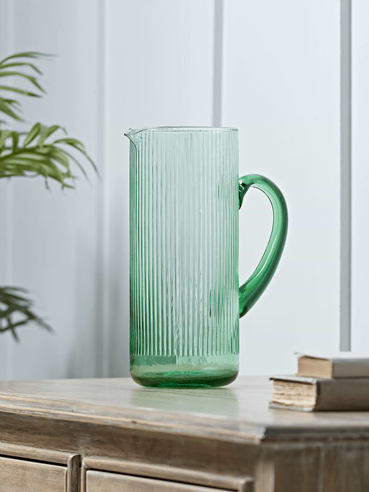 Fluted Glass Jug
