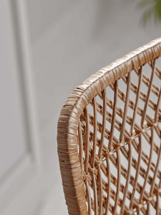Woven Wicker Dining Chair