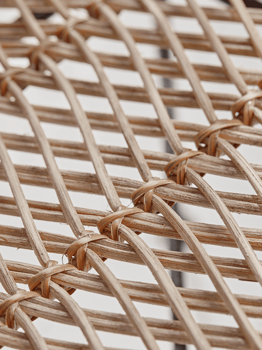 Woven Wicker Dining Chair