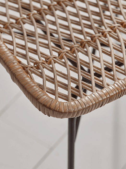 Woven Wicker Dining Chair