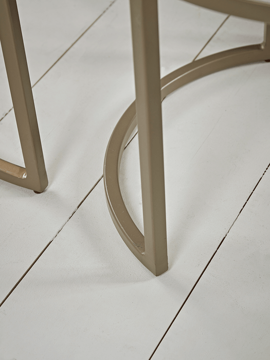 Three Dita Marble Side Tables