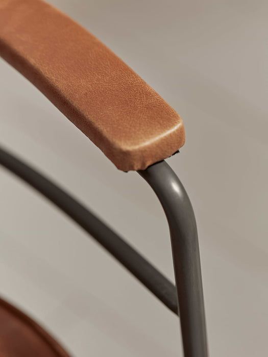 Industrial Style Office Chair - Tan