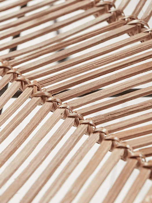 Chevron Flat Rattan Occasional Chair