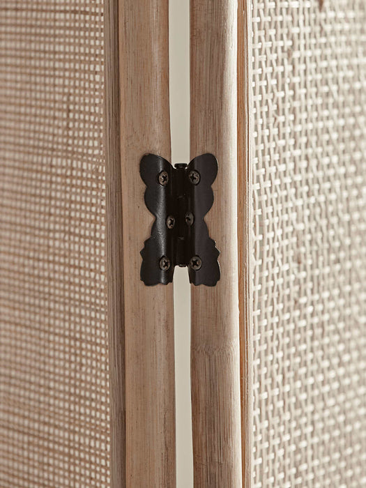 NEW Three Panel Rattan Screen