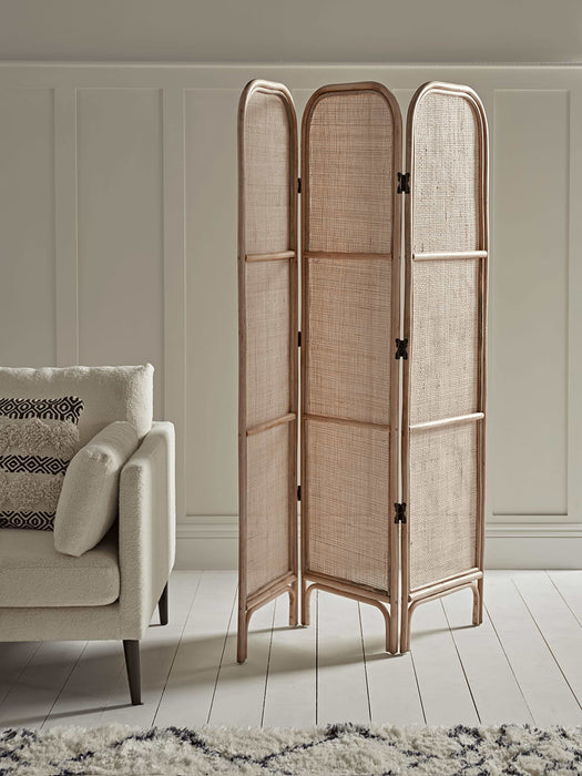 NEW Three Panel Rattan Screen
