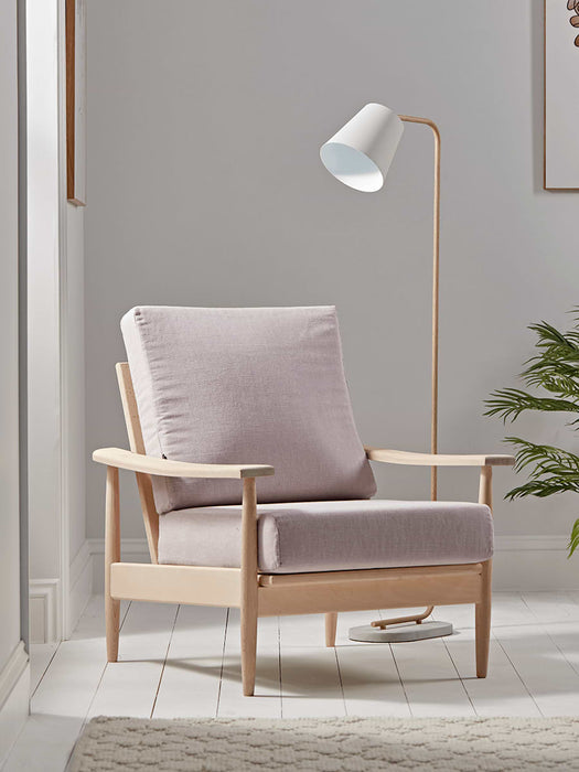 Concrete & Wood Floor Lamp