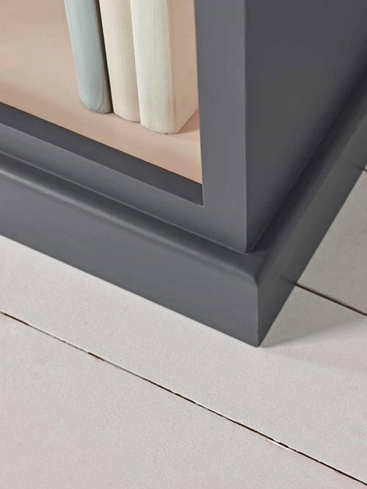 Low Bookcase - Grey & Blush