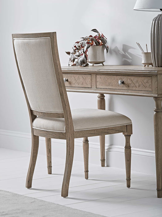 Geometric Parquet Chair