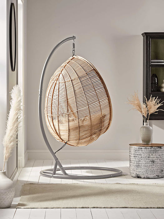 Flat Rattan Hanging Chair