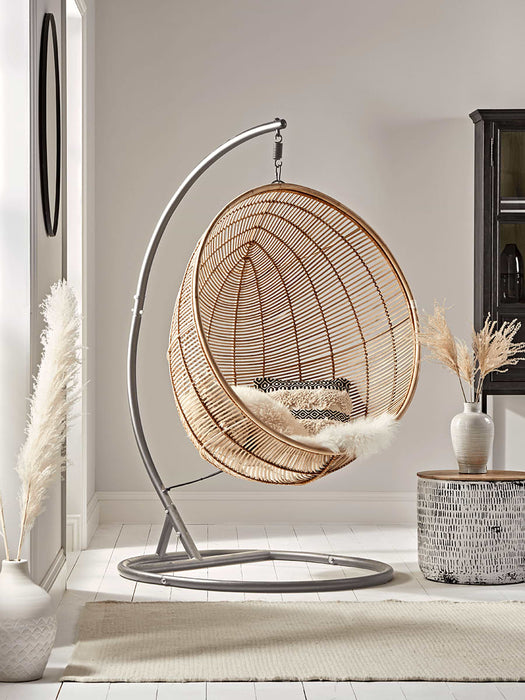 Flat Rattan Hanging Chair