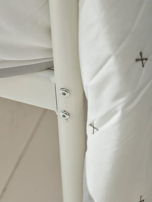 Luna Canopy Kingsize Bed - White
