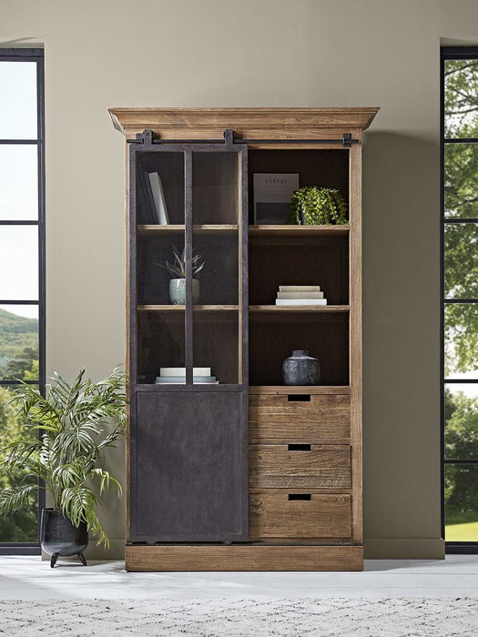 Industrial Sliding Door Display Cabinet