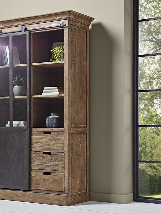 Industrial Sliding Door Display Cabinet