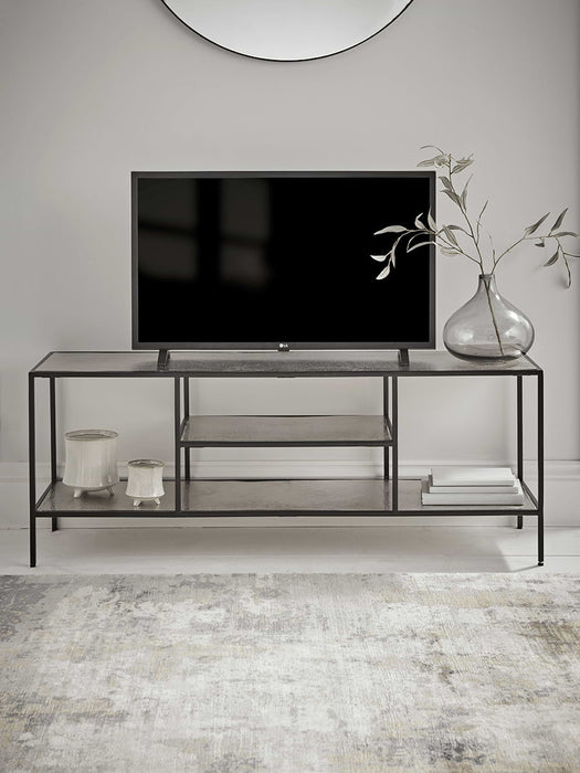 Grey Glass Tapered Vase