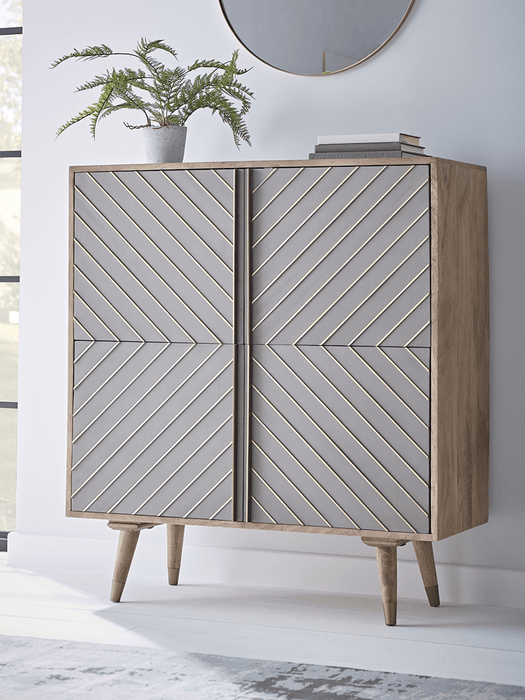 Concrete & Brass Cabinet