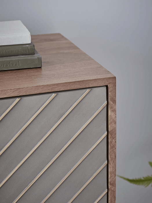 Concrete & Brass Cabinet