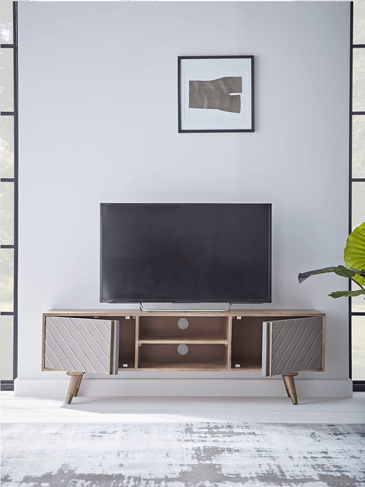 Concrete & Brass Media Unit