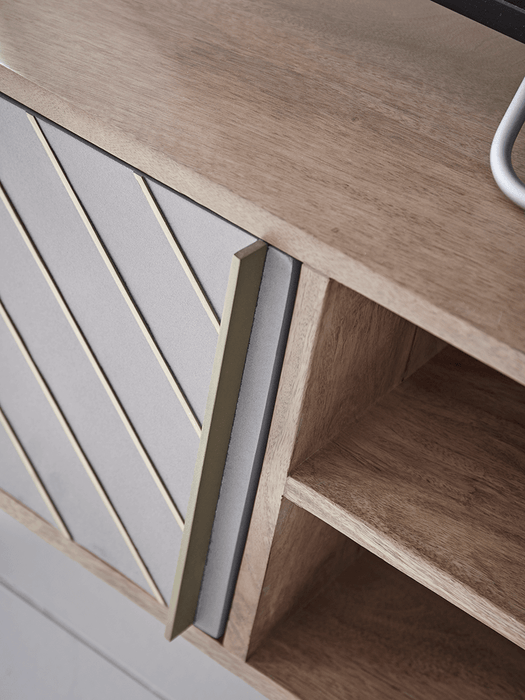 Concrete & Brass Media Unit