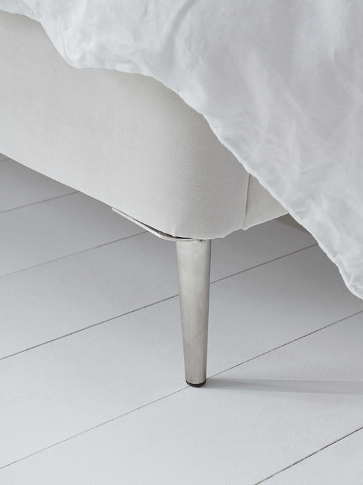 Fluted Velvet Kingsize Bed