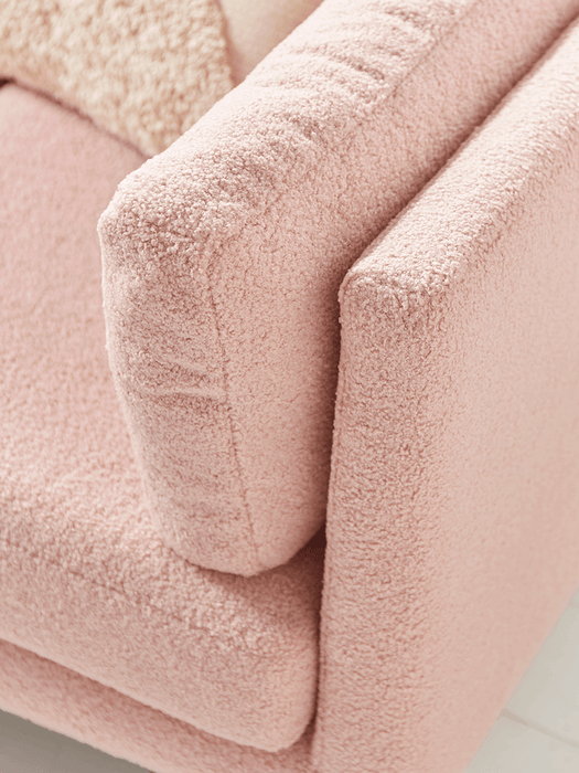 Teddy Sofa - Powder Pink